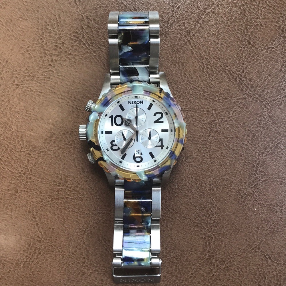 '42-20 Chrono' Watercolor Acetate Watch